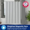 thumbnail image 6 of Arm & Hammer™ Waterproof Fabric Shower Curtain/Liner, 70"x72", 6 of 9