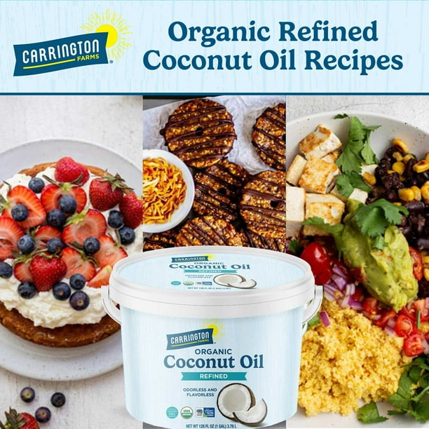 Carrington Farms Refined Coconut Oil, 128 fl. oz. - Samsclub.com