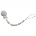 thumbnail image 3 of Tiny Teethers Designs, Signature Silicone Baby Beaded Pacifier Clip Teether, Marble and Rose, 2 pk., 3 of 7