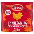 thumbnail image 1 of Tyson Thanksgiving Turkey-Shaped Fully-Cooked Chicken Nuggets, Frozen, 56 oz., 1 of 10
