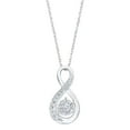 thumbnail image 1 of 0.30 CT. T.W. Round Cut Infinity Diamond Pendant Necklace in 14K Gold, 1 of 1