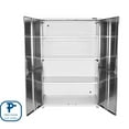 thumbnail image 4 of Seville Classics UltraHD Storage Cabinet, 48" W x 24" D x 72" H, 4 of 14