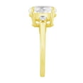 thumbnail image 4 of Lab Created 2.23 CT. T.W. Oval & Baguette Cut Lab Created Diamond Ring in 18K Gold, 4 of 5