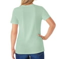 thumbnail image 3 of Member's Mark Women's Essential Short Sleeve Crewneck T-Shirt, 3 of 7