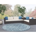 thumbnail image 3 of Safavieh Resort Indoor/Outdoor Round Rug Collection, 6' 7", 3 of 3