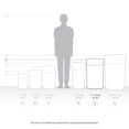 thumbnail image 7 of Nine Stars 13.2-Gallon Toe Tap Trash Can, Stainless Steel, 7 of 7