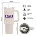 thumbnail image 3 of Logo Brands LSU Tigers 40 oz. Stainless Steel Tumbler Set, 3 of 6