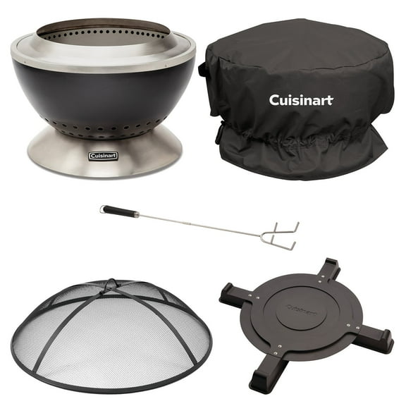 Cuisinart Smokeless Fire Pit Bundle, 24"