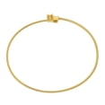 thumbnail image 3 of Lab Created White Sapphire Bypass Flex Bangle Bracelet in 14K Gold, 3 of 6