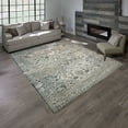 thumbnail image 2 of Quattro Omaha Gray and Ivory Area Rug, Assorted Sizes, 2 of 3