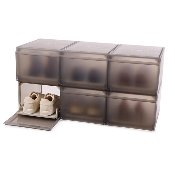 Joseph Joseph ShoeCase Premium Shoe Storage Boxes, 6 Pack