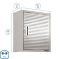 thumbnail image 2 of Seville Classics UltraHD Wall Storage Cabinet, 24" W x 12" D x 28" H, 2 of 13