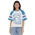 thumbnail image 1 of Women's Character USA Cropped Raglan T-Shirt, 1 of 6