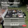 thumbnail image 11 of Keter Stack-n-Roll Organizer Portable Tool Box with Clear Lid, 11 of 17