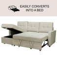 thumbnail image 3 of Kylie Storage Sectional with Pullout Bed, Assorted Colors, 3 of 13