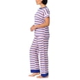 thumbnail image 3 of Nautica 2-Piece Short Sleeve Top and Pant PJ Set, 3 of 7