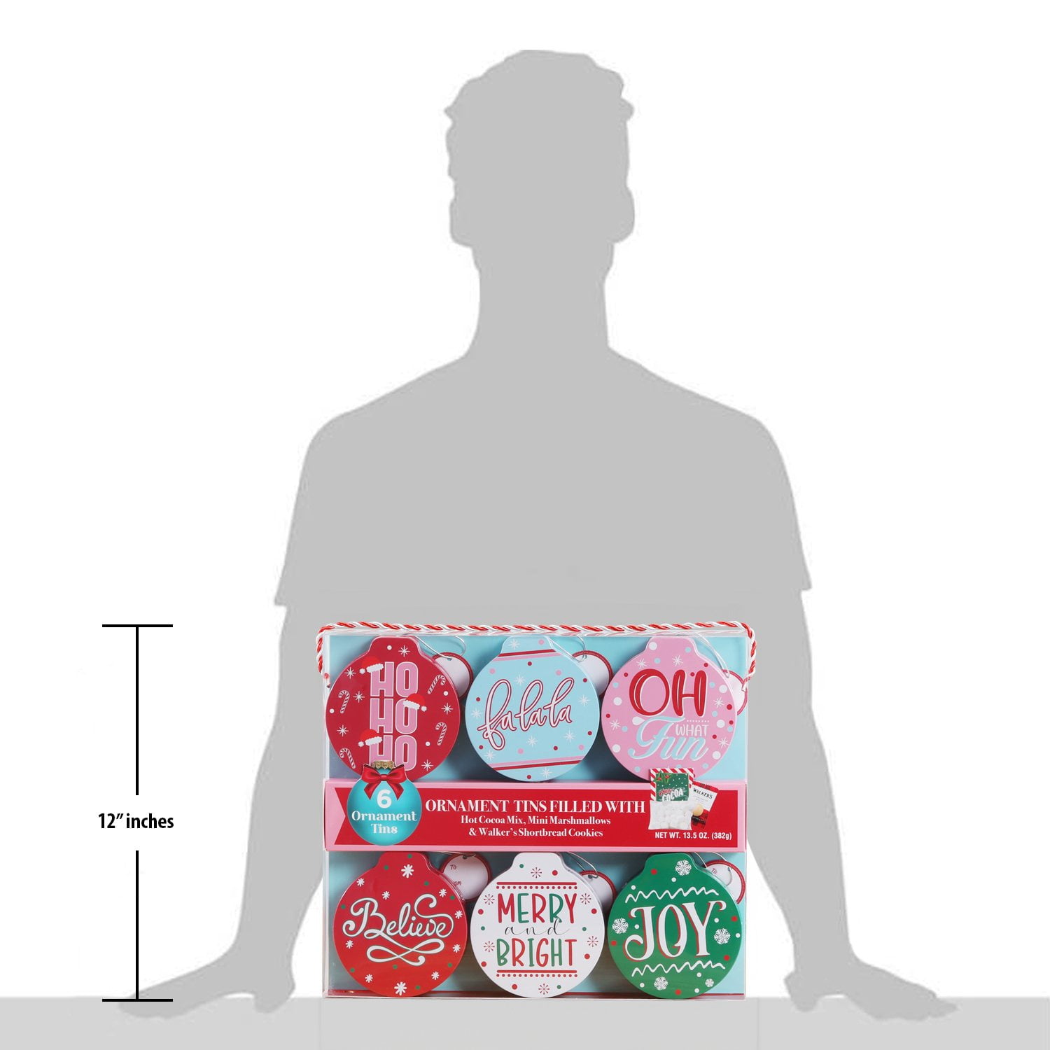  Ornament 5個セット　※箱シミあり Holiday Hot Cocoa Ornament Tins, 6 ct. - Samsclub.com