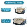 thumbnail image 2 of Canine Creations Cozy Oval Round Cuddler Pet Bed, Choose Size & Color, 2 of 8