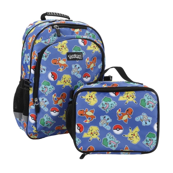 Kids Licensed 17" Backpack & Lunch Set