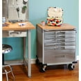 thumbnail image 17 of Seville Classics UltraHD 6-Drawer Rolling Cabinet, 28" W x 25" D x 34.5" H, 17 of 18
