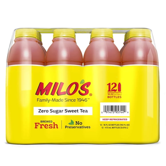 Milo's Zero Sugar Famous Sweet Tea 16 fl. oz., 12 pk.