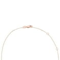 thumbnail image 3 of Oval Cut Genuine Gemstone & 0.11 CT. T.W. Diamond Halo Pendant Necklace in 14K Gold, 3 of 6