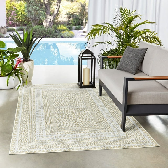 Member's Mark Everwash Willow Indoor/Outdoor Area Rug, 5' x 8'