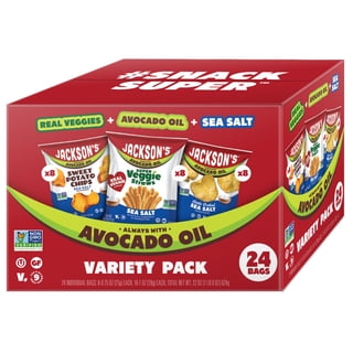 Jackson's Sea Salt Chip Variety Pack, 24 ct.
