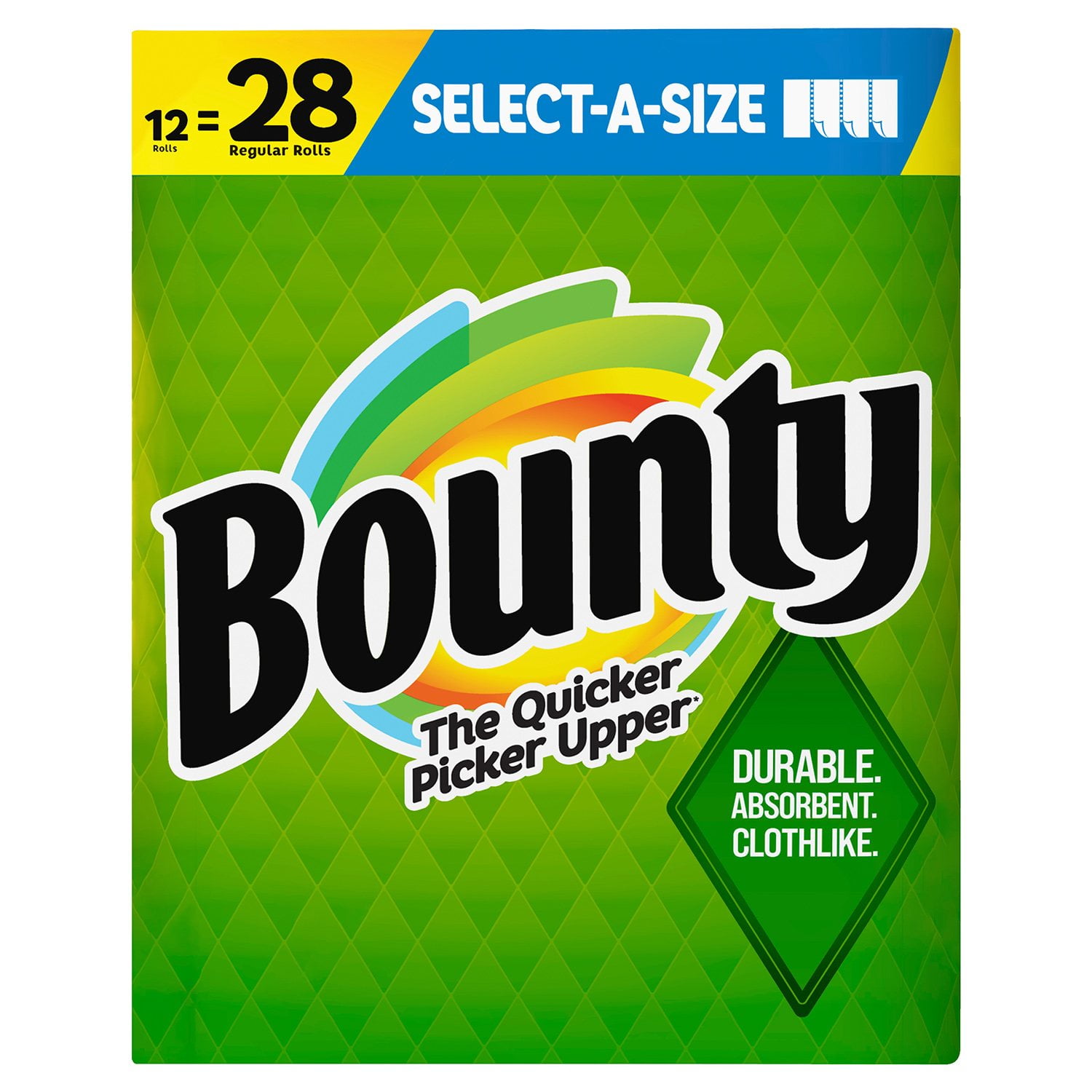 Bounty Paper Towels Select-A-Size, Double Plus Rolls, 103.0 ea, 2 pack - Thumbnail 2