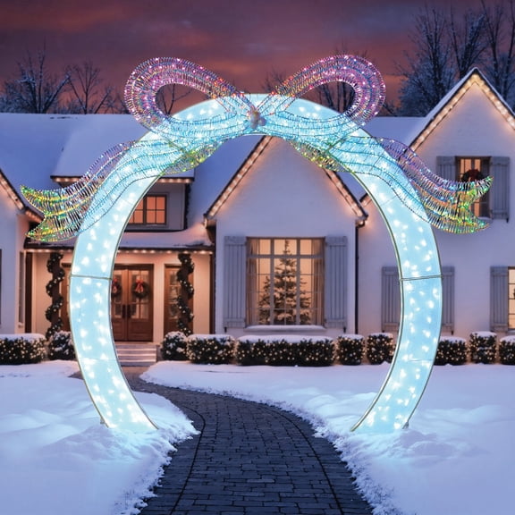 Member's Mark 8' Pre-Lit Color Changing Bow Arch