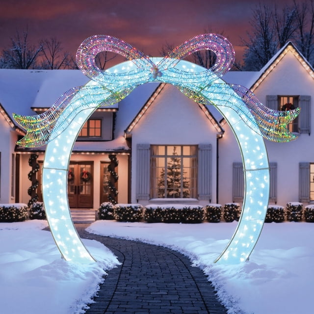 Member's Mark 8' Pre-Lit Color Changing Bow Arch