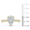 thumbnail image 5 of 1.00 CT. T.W.  Diamond Grand Pear Shaped Composite Engagement Ring in 14K Gold, 5 of 8
