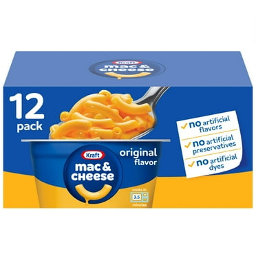 Kraft Original Macaroni and Cheese Easy Microwavable Dinner, 2.05 oz., 12 pk.