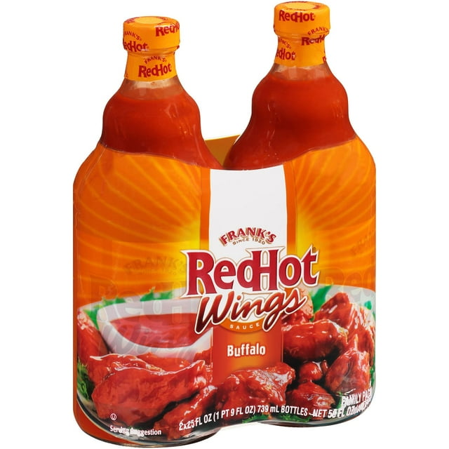 Frank's RedHot Original Buffalo Wing Sauce (25 oz, 2 pk.)