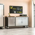 thumbnail image 9 of Seville Classics UltraHD 6-Drawer Rolling Work Center, 75.6" W x 20" D x 37.5" H, 9 of 12