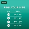 thumbnail image 3 of Depend Fresh Protection Incontinence Underwear for Men, Choose Size, 3 of 7