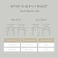 thumbnail image 5 of Over&Back Washed Linen Table Runner, 5 of 8