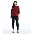 thumbnail image 10 of Rafaella Women's 3/4 Sleeve Boatneck Top, 10 of 11