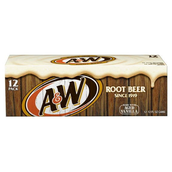 A&W Root Beer Soda 12 fl. oz., 12 pk.