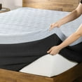 thumbnail image 2 of ZINUS Night Therapy 3" Graphite Cooling Memory Foam Mattress Topper, Assorted Sizes, 2 of 10