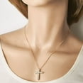 thumbnail image 3 of 2.00 CT. T.W. Diamond Cross Pendant in 14K Gold, 3 of 3