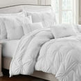 thumbnail image 2 of Ultra Plush Floral Pintuck Comforter Set, Assorted Sizes, 2 of 2
