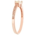 thumbnail image 3 of Baguette Cut Gemstone and 0.10 CT. T.W. Diamond Ring in 14K Gold, 3 of 4