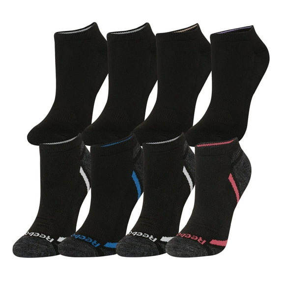 Reebok Women's 8-Pack Cushion Low-Cut Sock