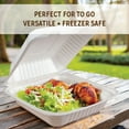 thumbnail image 4 of Earth Table Compostable Standard Paper Take-Out Container, 3-Compartment, 50 ct., 4 of 4