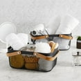 thumbnail image 3 of Member's Mark Mesh Baskets with Wood Handles, Assorted Colors Set of 2, 3 of 6