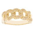 thumbnail image 1 of 0.36 CT. T.W. Diamond Cuban Link Band in 14K Yellow Gold, I-I1, 1 of 4