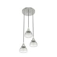 thumbnail image 9 of Hunter Cypress Grove Glass 3 Light Pendant Light Fixture, Round Cluster and Linear Cluster, 9 of 9