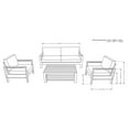 thumbnail image 6 of Member's Mark Vista 4-Piece Patio Seating Set, 6 of 6