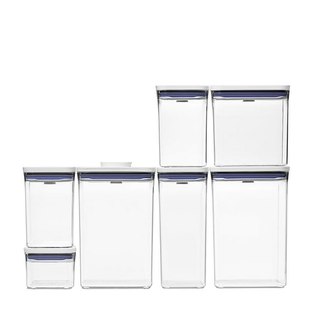OXO POP　UP コンテナ 7ピースセット　新品　パスタ　ホワイト OXO 7-Piece Pop Air Tight Food Storage Containers - Samsclub.com